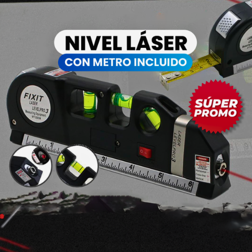 NivelMax™ - Nivel Laser 4 en 1 de Alta Precisión