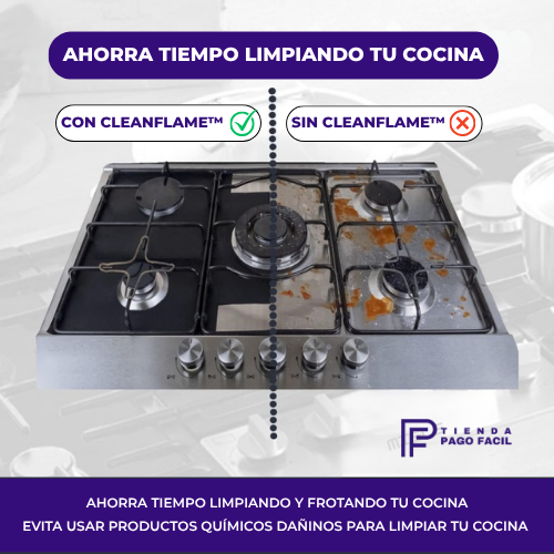 CleanFlame™ - Protectores reutilizables de cocina