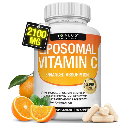LIPOSOMAL VITAMINA C 90 CÁPSULAS + ENVÍO GRATIS