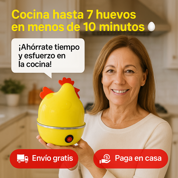 EggTime™ - Gallina Hervidora Eléctrica de Huevos