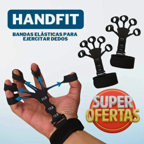 HandFit™ - Banda de Ejercicio para Manos y Dedos
