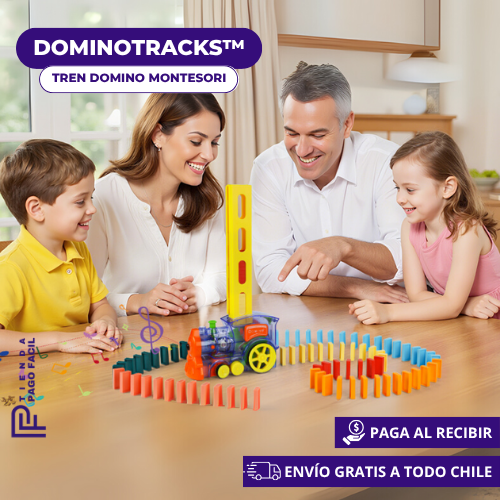 DominoTracks™ - Tren Domino Montesori