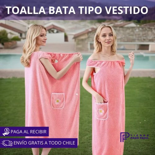 Veluvia™ - Toalla de baño tipo bata