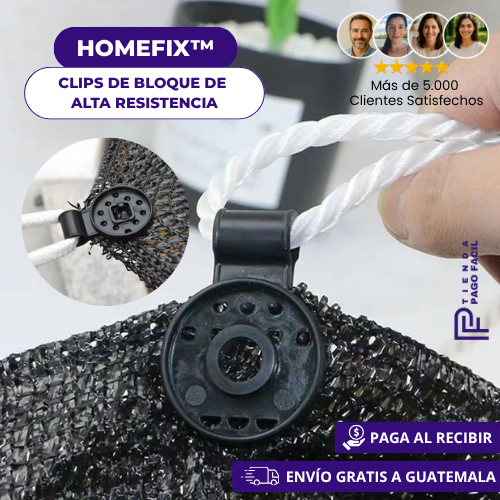 HomeFix™ - Clips de Bloqueo de Alta Resistencia