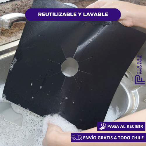 CleanFlame™ - Protectores reutilizables de cocina