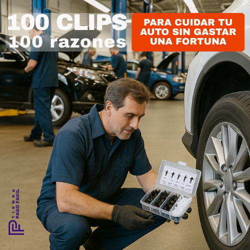 AutoFix™ - 100 Clips de Fijación Universal + 🎁 Caja Organizadora de Regalo 🎁