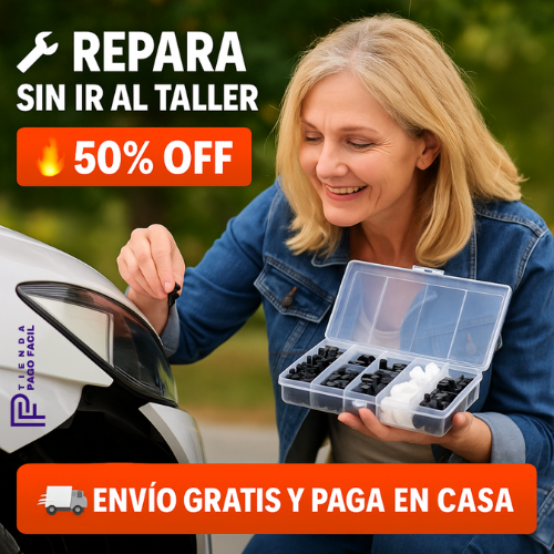 AutoFix™ - 100 Clips de Fijación Universal + 🎁 Caja Organizadora de Regalo 🎁