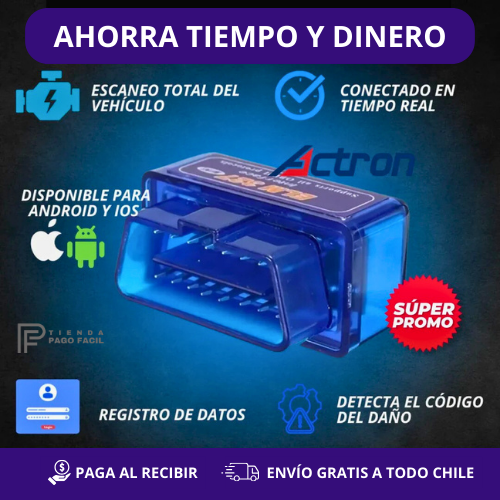 ScanPro ELM327™ - Mini Escáner de diagnóstico para auto