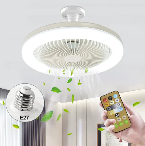 Ventilador de techo con luz led + control remoto + ENVIO GRATIS