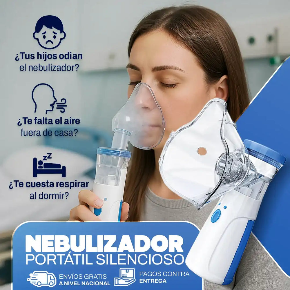 Nebulizador Portátil – Alivia la Congestión en Minutos 😷✨